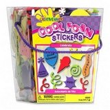 3-D Foam Sticker Bucket, 6 oz., Celebrate, Assorted