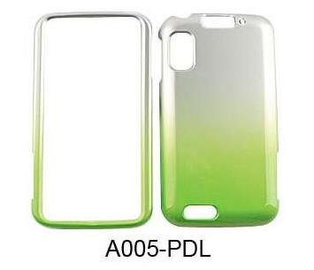 MOTOROLA MB860/ATRIX TWO TONES WHITE AND GREEN SNAPON, CASE, COVER, FACEPLATE