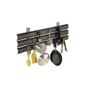 Camshelving Shelf Extender, 48'' Utensil Hanger, High-Impact Abs, Kit Contains (3) Slat Wall