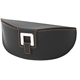 Leather Velcore Closure Sunglasses Case for Big Sunglasses