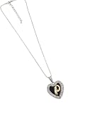 NFL Washington Redskins Reversible Crystal Heart Pendant with 16" Chain