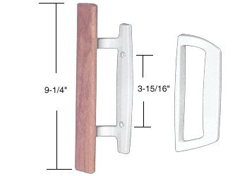 valentine White Mortise Style Handle CR LaurenceB006JFLGEE