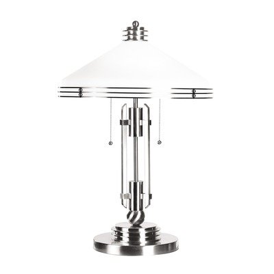 Matrix Table Lamp in Brushed Nickel