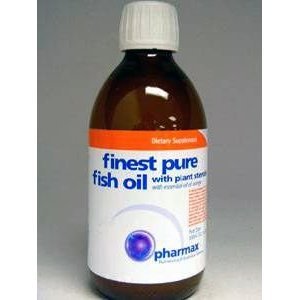 Pharmax Finest Pure Fish Oil Plant Sterols Essential Oil of Orange 300 ml