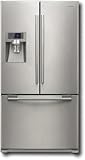 Samsung : RFG237AARS 23 cu. ft. Counter-Depth French Door Refrigerator - Real Stainless Samsung : RFG237AARS 23 cu. ft. Counter-Depth French Door Refrigerator - Real Stainless