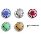 Round Modern Lighted Doorbell in White