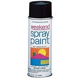 11-oz. W.i.flat Black Weekend Spray Paint Inter (425-K356) Category: Paints by Krylon