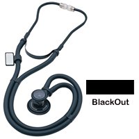 HealthPersonalCare: Sprague Rappaport Stethoscope   Chrome by MDF Instruments Direct, BlackOut   1 Ea