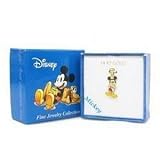 14K Gold Walt Disney Childrens Mickey Mouse Enamel Charm