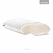 MALOUF Zoned Dough Pillow, King - Low Loft Firm, White