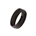 Ring Edelstahl Schwarz Gl�nzend