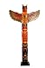 6½ Foot Northwest Coast Style Totem Pole - Raven