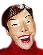 First Lady Laura Bush Half Mask
