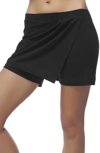Dance Yoga Beach Asymmetric Shorts L Black
