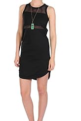 Cotton/Jersey Tank Mesh  Dress