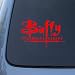 BUFFY THE VAMPIRE SLAYER - Vinyl Car Decal Sticker #1845 | Vinyl Color: Red