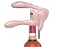 Metrokane Classic Rabbit Lever-Style Corkscrew; Foil Cutter,Pourer Stopper,  Pink