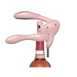 MetrokaneClassicRabbitLever-StyleCorkscrew;FoilCutter,PourerStopper,Pink