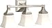 Premier 617528 Union Square Vanity Fixture 3-Light, Brushed Nickel