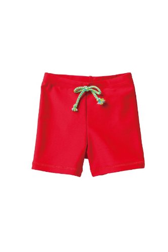 【レモール】シンプルスイムパンツ (１００ｃｍ, レッド)