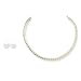 Sterling Silver 6-6.5mm Freshwater Cult. Pearl Earrings & Necklace Set