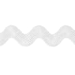 Ric Rac 1 3 8 Polyester White By The Yard