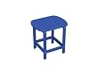 18" Recycled Earth-Friendly Venice Beach Outdoor Patio Side Table - Ocean Blue