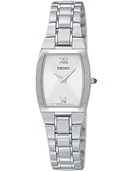 Seiko Womens SUJE83 Dress Silver-Tone Watch