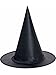 Black Children's Satin Witch Hat
