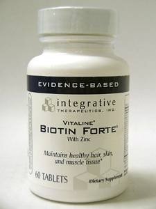 Integrative Therapeutics Biotin Forte With Zinc (60 tablets)