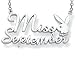 Officially Licensed PLAYBOY Silver Plated MISS SEPTEMBER Playmate Necklace