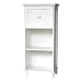 Casual Home Floor Cabinet - White