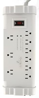 Office Grade Surge Strip, 9 Outlets, 6 Ft Cord, 5-15P plug, S2000-PTC
