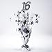 Silver Sweet 16 Centerpiece