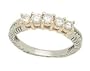 Two-tone Antique Five Diamonds Band