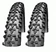 SET 2 Schwalbe Smart Sam Sport Black Drahtreifen in 54 - 559 = 26 x 2,10