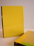 Yellow Binder with Business Card Pages
