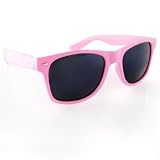 Classic Wayfarer Style Sunglasses Free Case Included Large Lens Size - Pink
