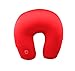 New Neck Massage Microbead Pillow Battery Operated Vibrating Travel Home - Red by GPCT