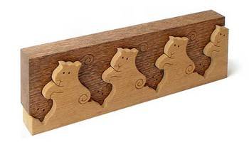 Cover image : 猫のインターロッキング  インテリアにもなる木のおもちゃです。 wooden toys