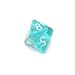 Chessex Translucent 16mm Teal and white d8