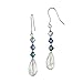 Sterling Silver Multi Blue Crystal and Quartz title=