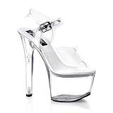 Pleaser Shoes WomenOs SKY-308 6 3/4 Open Toe Platform Sandal