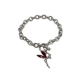Tinkerbell Fairy Gold Plated Toggle Bracelets, Necklaces and Earrings - 5 Colors to Choose From