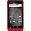 GTMax Red Durable Rubber Hard Snap On Crystal Cover Case for Verizon Motorola Droid A855 CDMA Cell Phone