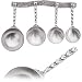 Crosby & Taylor (Tin Woodsman Pewter) Measuring Cup Set with Pewter Display Strip, Hearts (MC9PS)