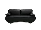 Komfort! Schlafsofa mit elegantem Chrombügel