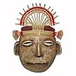 Recycled paper mask, 'Vicus Ritual'