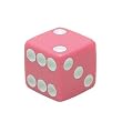 Trick Tops Dice Valve Caps pr. Pink