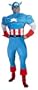 Captain America Costume Adult (Tall 42-46)